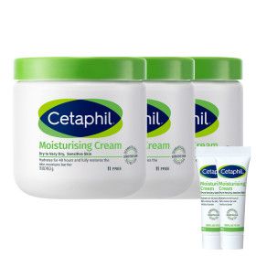 상품 이미지: 세타필 모이스춰라이징 크림 453g 3개 + 미니어쳐 크림 10g 2개