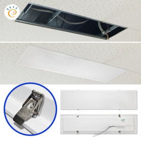 상품 이미지: 건식 LED 매입평판등 고효율 클립형 1280x320 50W
