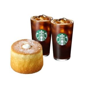 상품 이미지: 부드러운 디저트 (ICE) 아이스 카페 아메리카노T 2잔+부드러운 생크림 카스텔라