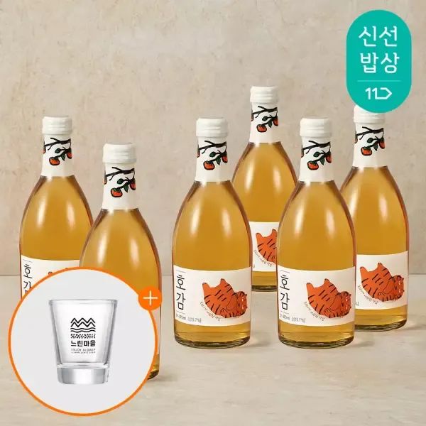 상품 이미지: [전용잔 증정]배상면주가 호감 370ml x 6입