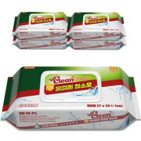 상품 이미지: 물걸레청소포 특대형 5팩/총150매 (팩당30매) 고급형 베이킹소다 항균