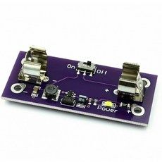 상품 이미지: LilyPad AAA 배터리 전원 모듈 - 5V 승압 컨버터 - 아두이노 웨어러블 DIY 전원 보드, 1개