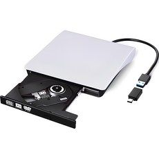 상품 이미지: 림스테일 USB 3.0 CD / DVD RW 멀티 외장형 ODD + C타입 젠더 세트, LM-19(WH), 1개