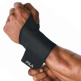 상품 이미지: 휠라 손목 보호대 패브릭 슬림형 테니스 볼링 골프 스포츠 손목 보호 아대 밴드 자바