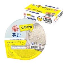 상품 이미지: 오뚜기 흰밥, 210g, 12개