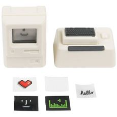 상품 이미지: 한우리 매킨토시 포인트 키캡 기계식 키보드 백라이트 키캡 Esc(1.5U)+탭키 80년대 Mac 클래식 메트로 포인트 키캡, 베이지