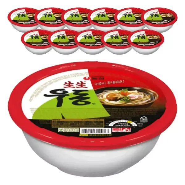 상품 이미지: 농심 생생우동용기 276g, 12개