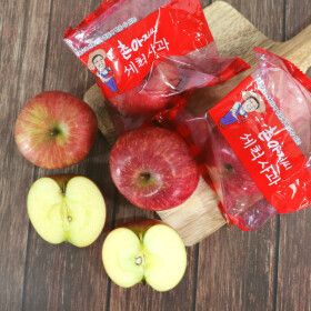 상품 이미지: (신선집중) 세척사과 12brix이상 경북 부사 세척사과 소과 4kg / 25-35과