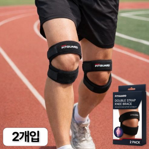 상품 이미지: 핏가드 더블 스트랩 슬개골 무릎 보호대