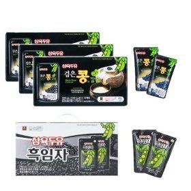 상품 이미지: 삼육두유 블랙푸드 세트 총 80팩 (검은콩과칼슘 두유 3박스(60팩)+흑임자 두유 1박스(20팩))