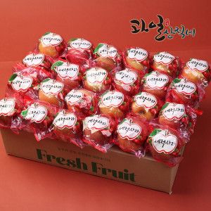 상품 이미지: (신선집중) 세척사과 껍찔째먹는 사과 가정용 4.5kg / 24과내외