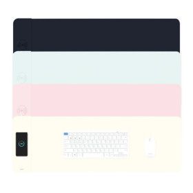 상품 이미지: 15W 무선 충전 파스텔 데스크 매트 장패드 MP-57