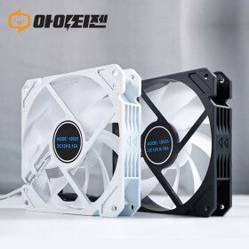 상품 이미지: 쿨링팬 컴퓨터팬 시스템쿨러 RGB 저소음 120mm팬  교체용 벌크 블랙