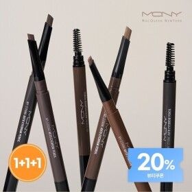상품 이미지: (1+1+1) 맥퀸뉴욕 육각심 오토 아이브로우 4컬러/자연스러운 하드포뮬러 눈썹펜슬 오토브로우
