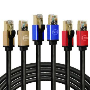 상품 이미지: CAT8 CAT.8 랜선 기가 랜케이블 LAN LAN케이블 초고속 고속 S-FTP 인터넷선 공유기선연결선 컴퓨터 PC