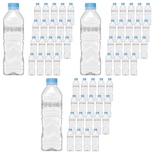 상품 이미지: 동원샘물 무라벨, 500ml, 60개