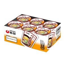 상품 이미지: 농심 사리곰탕 컵 61g, 6개