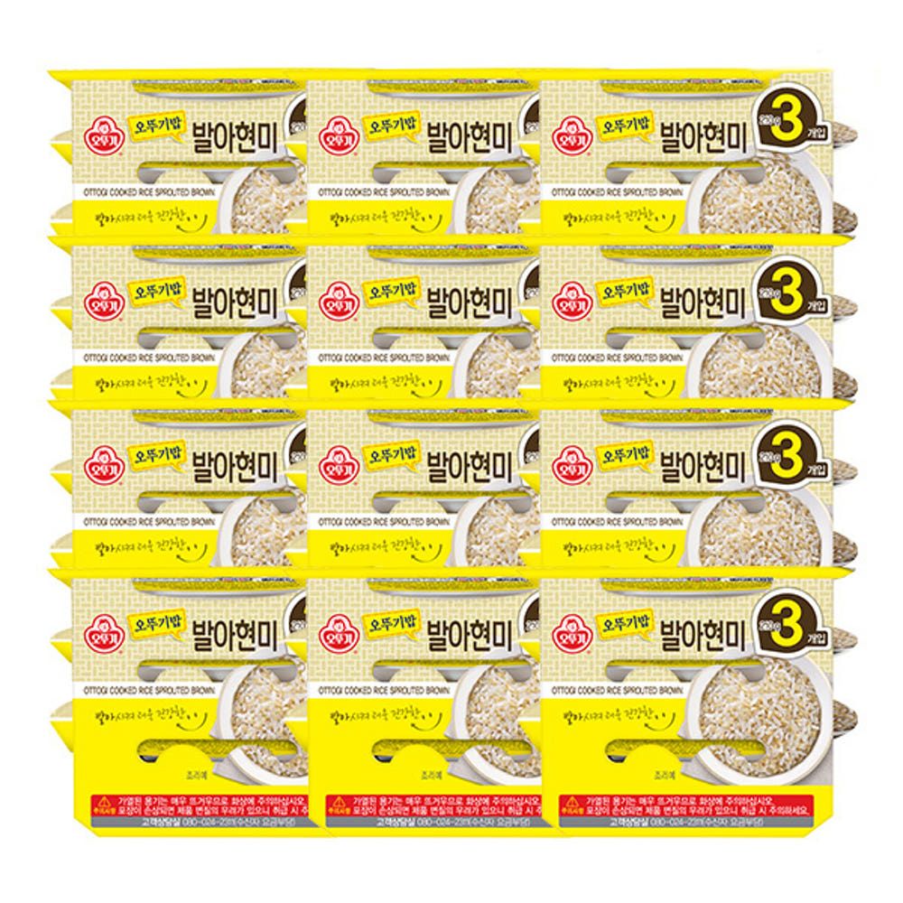 상품 이미지: 오뚜기 맛있는 오뚜기밥 발아현미 210g, 36개