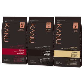 상품 이미지: 카누 원두커피 1kg 홀빈 크리미 버건디 3종