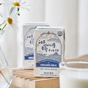 상품 이미지: (롯데백화점)제주 성이시돌 목장 유기농 우유 멸균우유(140ml x 24입)