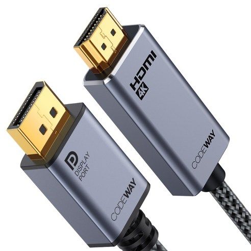 상품 이미지: 코드웨이 dp to hdmi 2.0 케이블