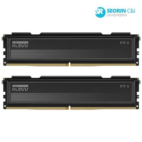 상품 이미지: 에센코어 클레브 DDR5-6000 CL30 FIT V BLACK 패키지 서린 (32GB(16Gx2))