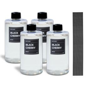 상품 이미지: 디퓨저 2000ML(500ml x 4개)+스틱 12개 방향제  스틱 증정 행사 진행