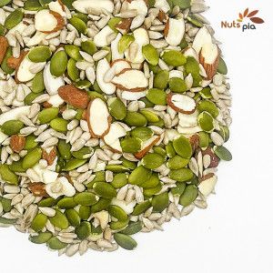 상품 이미지: (신선집중) 씨드믹스 1kg+1kg 씨앗 믹스넛 아몬드 슬라이스 호박씨 해바라기씨