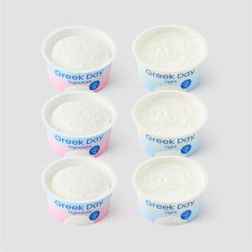 상품 이미지: 그릭데이 그릭요거트 시그니처100g 3개 / 라이트100g 3개 (6개입 세트)