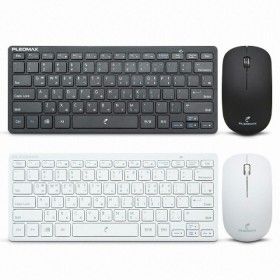 상품 이미지: PLEOMAX AVEC-101M 무선 미니 키보드마우스 세트 블랙