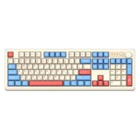 상품 이미지: 앱코 AF108PRO ABKO x SOAI 콜라보 3모드 기계식 키보드 코랄 블루 경해축