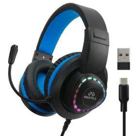 상품 이미지: GM-HC10 C타입 7.1채널 서라운드 게이밍 헤드셋 RGB LED 헤드폰 USB 변환젠더포함 유선 PC방 게임 컴퓨터