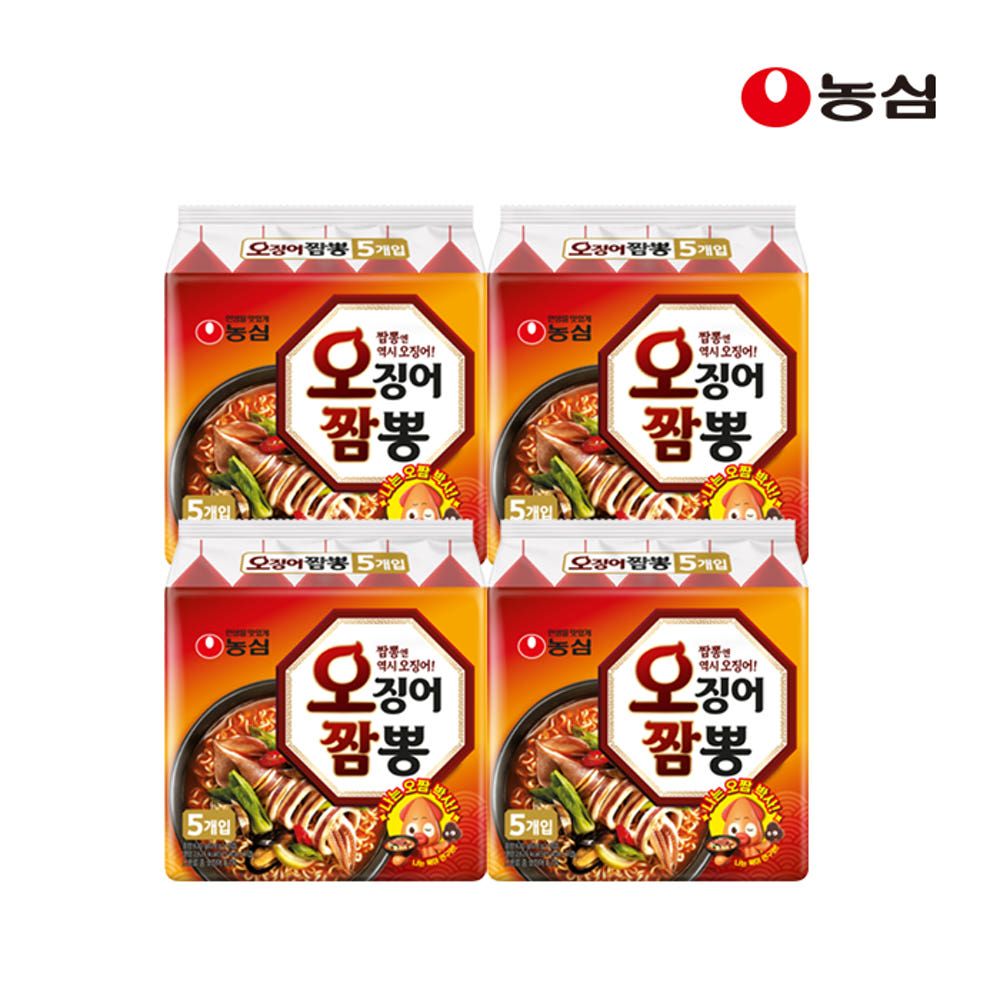 상품 이미지: 농심 오징어짬뽕 124g, 20개