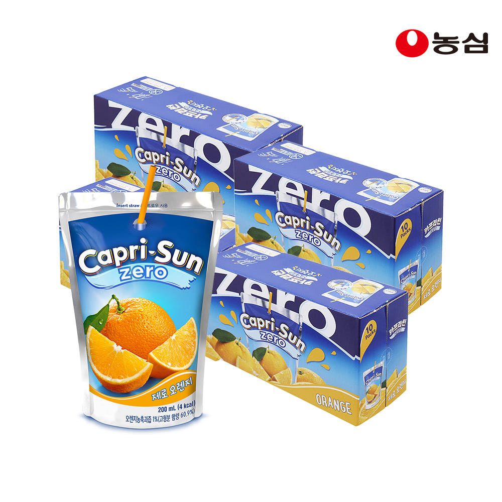 상품 이미지: 농심 카프리썬 제로 오렌지 (200ml X 40개)