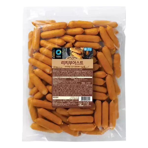 상품 이미지: 청정원 리치부어스트, 1.5kg, 1개