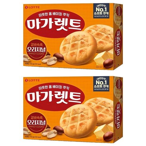 상품 이미지: 마가렛트 롯데제과 오리지널, 352g, 2개