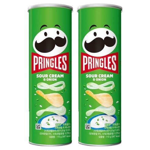 상품 이미지: 프링글스 사워크림 앤 어니언, 110g, 2개