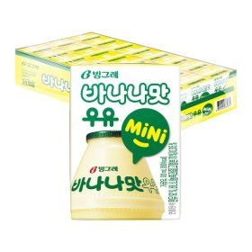 상품 이미지: 빙그레 바나나맛 우유 미니 120ml 24팩 / 멸균우유