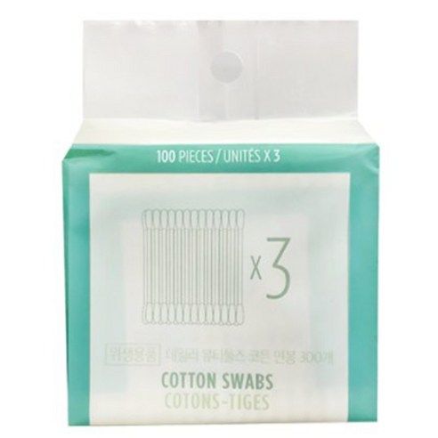 상품 이미지: 더페이스샵 데일리 코튼 면봉, 300개입, 1개