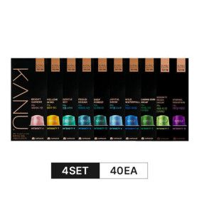 상품 이미지: 카누 바리스타 전용 캡슐커피 4종 선택 (40캡슐) 10캡슐x4개