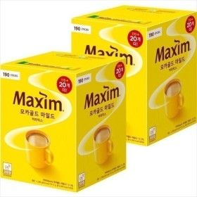상품 이미지: 맥심 모카골드 커피믹스 190Tx2개/2세트구매시 1000원 할인X넉넉한 유통기한