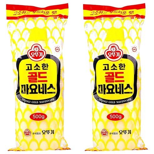 상품 이미지: 오뚜기 고소한 골드 마요네즈, 500g, 2개