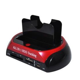 상품 이미지: 외장 하드 리더기 2.0 도킹 어댑터 IDE 드라이브 1 2.5/3.5 eSATA 스테이션 SATA USB Hdd All in 디스크