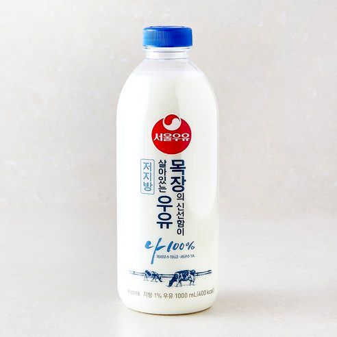 상품 이미지: 서울우유 목장의 신선함이 살아있는 우유 저지방, 1L, 1개
