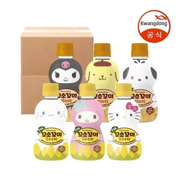 상품 이미지: [본사직영] 광동 꼬소꼬미 차음료 200ml 40입 2종 택1 / 보리차 옥수수차