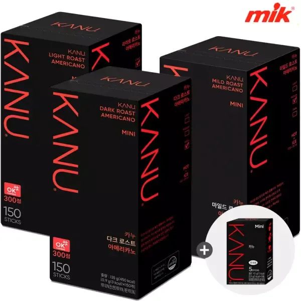 상품 이미지: [3000원중복쿠 폰]맥심 카누 다크/마일드 미니 150T+5T [아메리카노/디카페인/원두커피/커피믹스/모카골드/화이트골드/티라