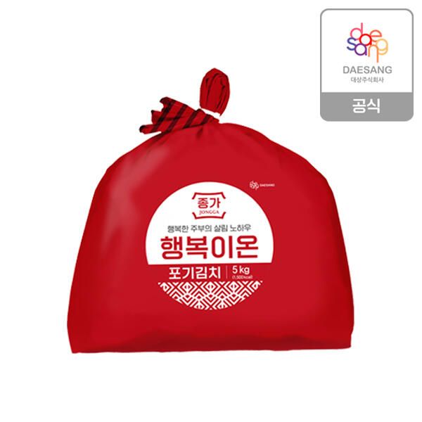 상품 이미지: 종가 행복이온포기김치 5kg