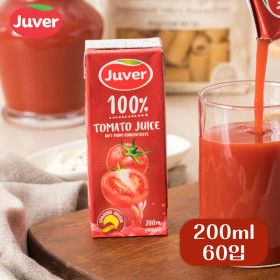 상품 이미지: (현대홈쇼핑)후버 NFC 100% 토마토주스 200ml x 60팩