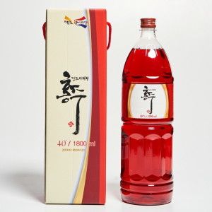 상품 이미지: 진도홍주 아리랑 40도 1.8L 지초주 대용량 (케이스 포함)