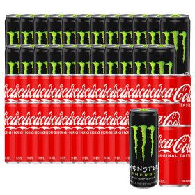 상품 이미지: 몬스터 에너지 그린 355ml 24캔+코카콜라 190ml 30캔